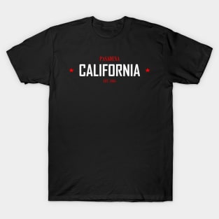 PASADENA REPUBLIC RED ON WHITE by Mistah Wilson T-Shirt